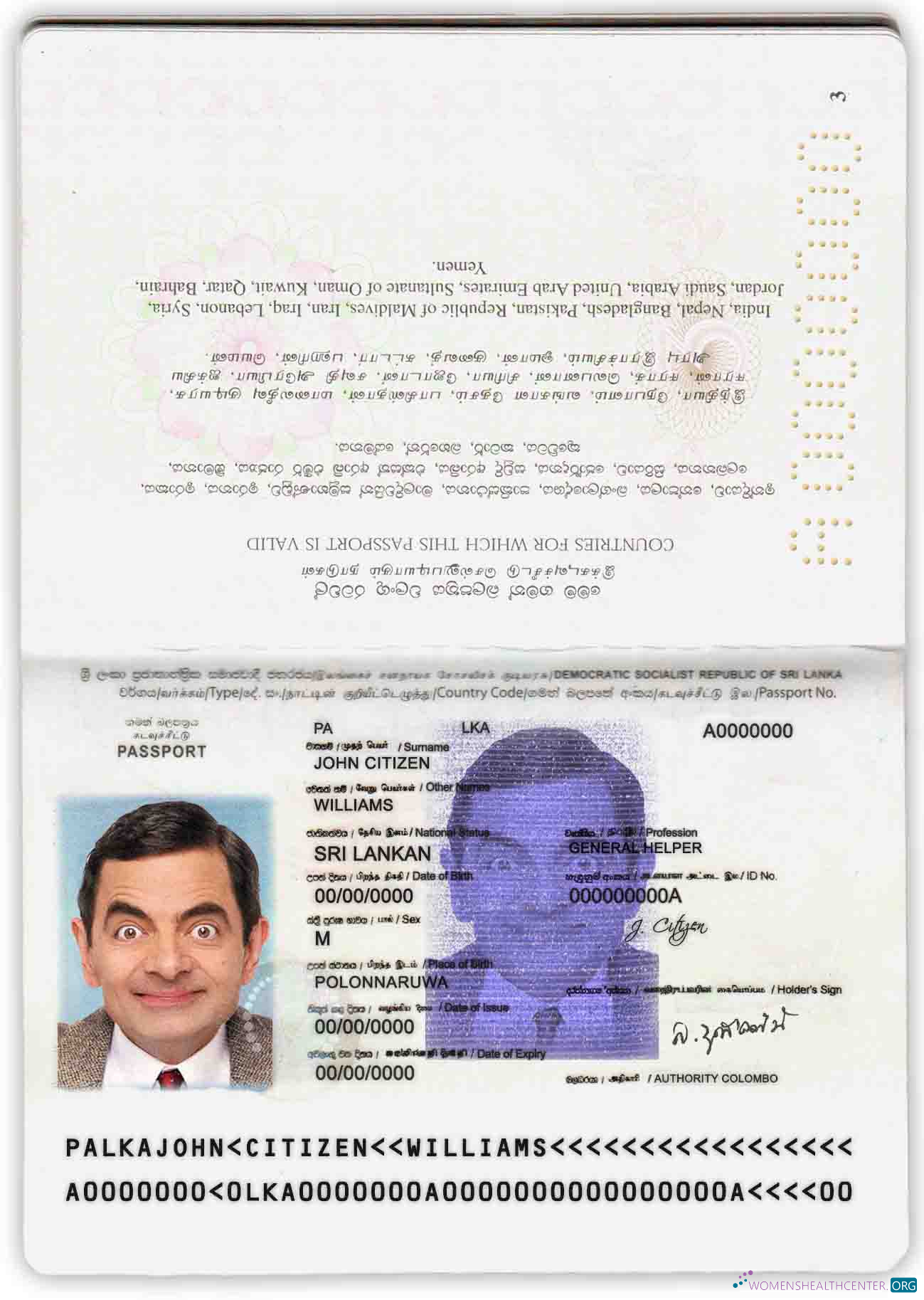 Angola LNG proof of address utility bill template in Word and PDF format